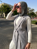 Gray blazer