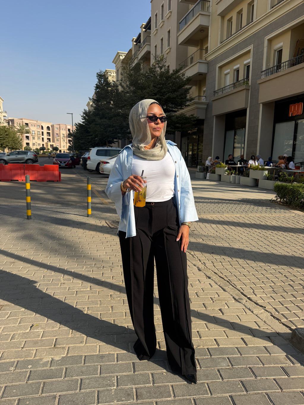 Wide Leg Pants — Black