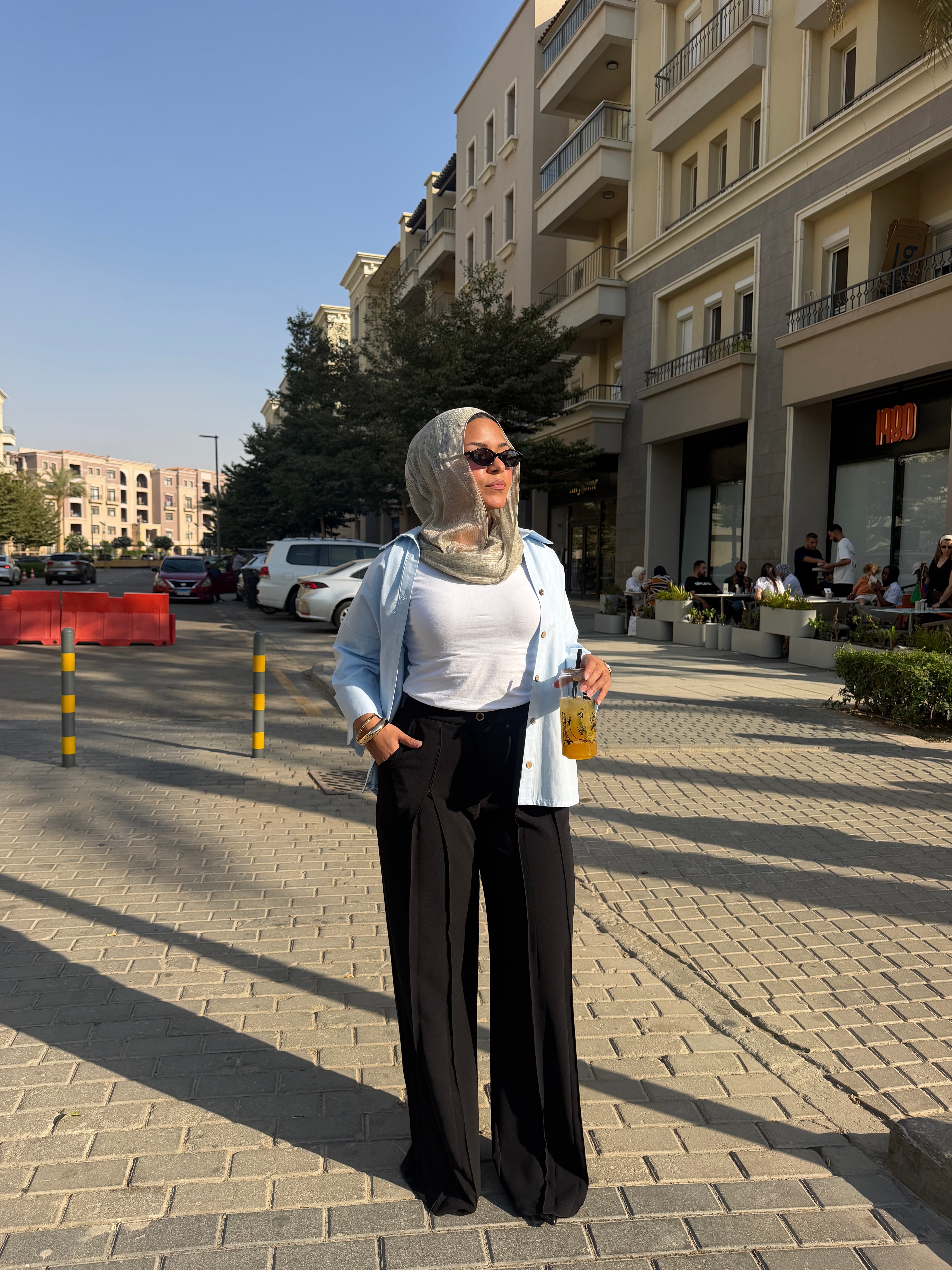 Wide Leg Pants — Black