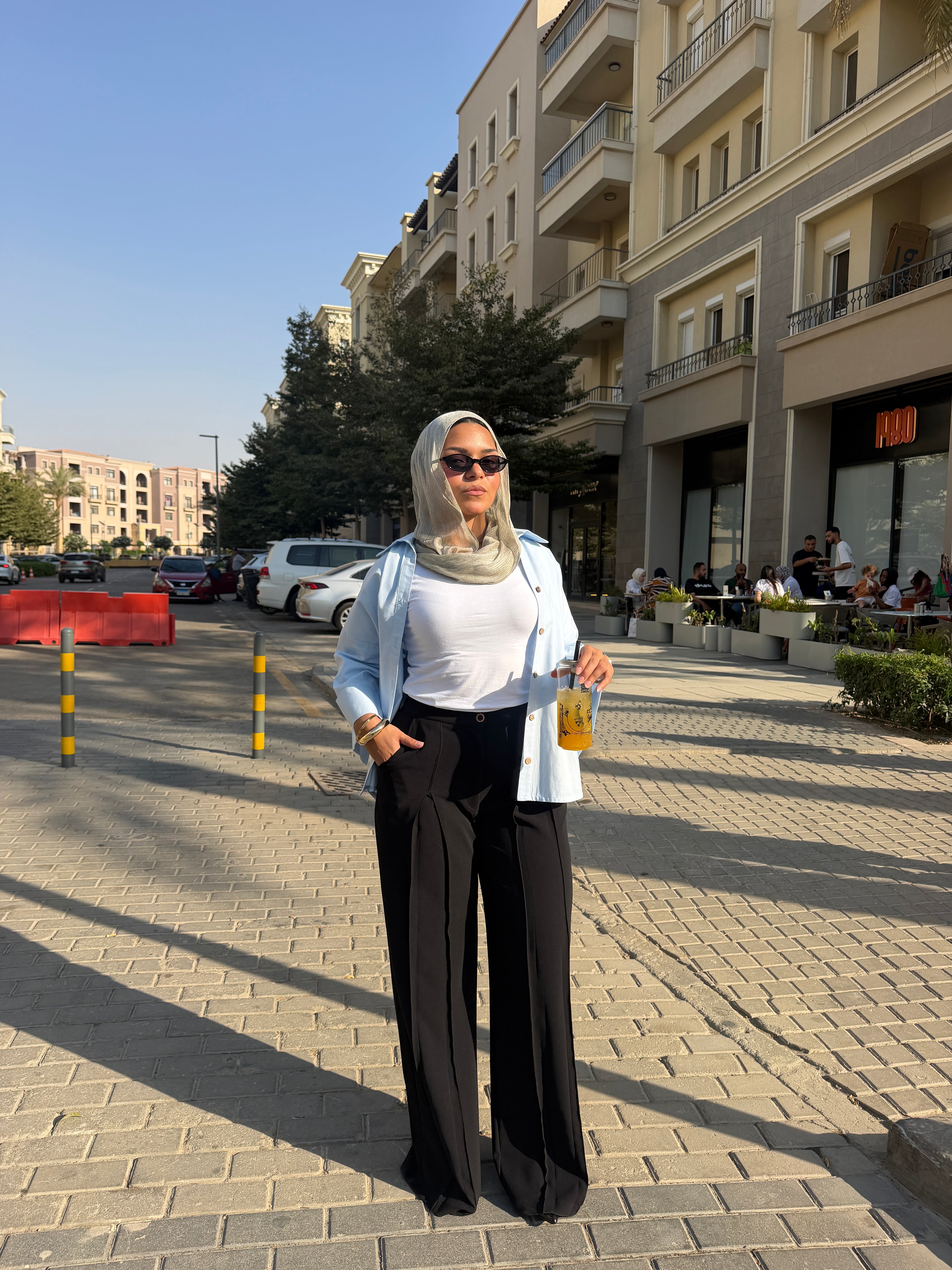 Wide Leg Pants — Black