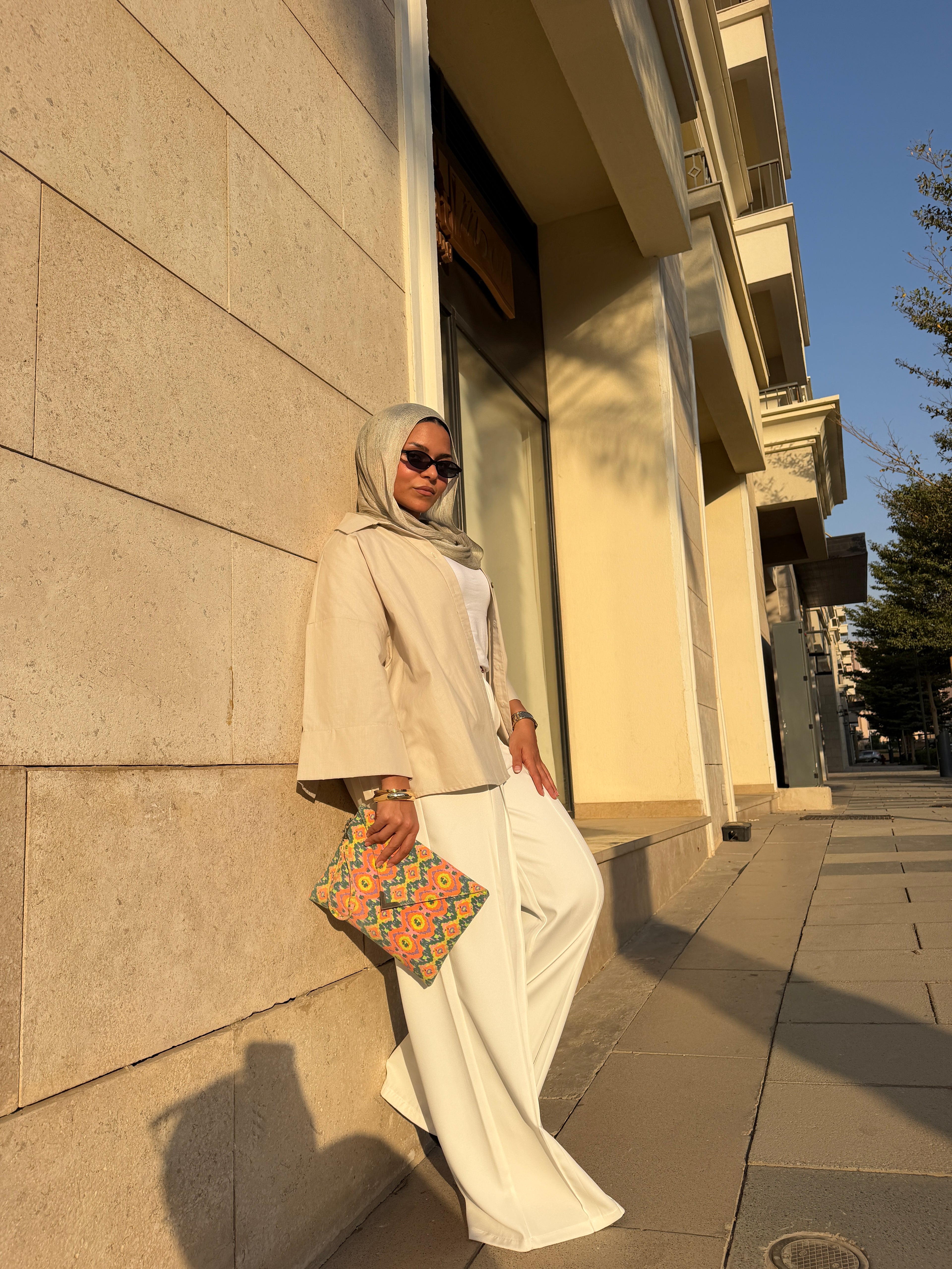 Wide Leg Pants — White